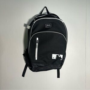 Franklin Sports MLB Player Approved Black Baseball Backpack Equipment Bag